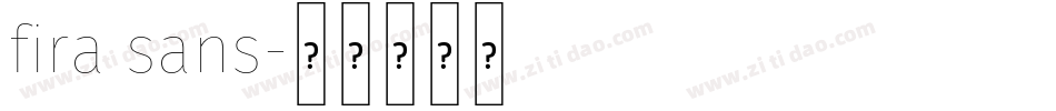 fira sans字体转换